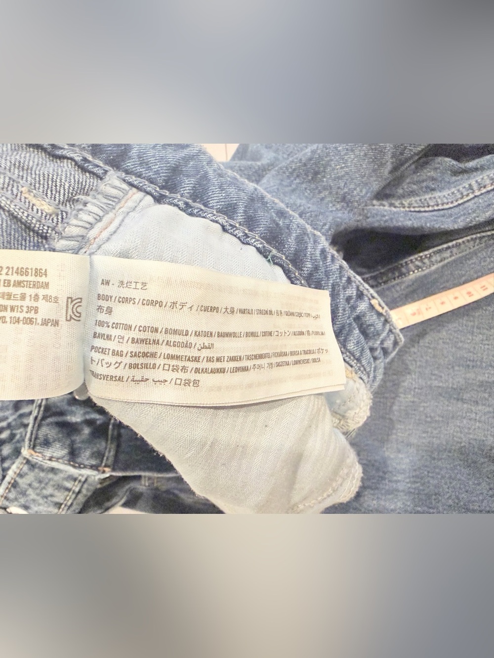 Hollister Low-Rise Baggy Jeans Medium Wash Wide Leg - Size 27 (4R) - Picture 4 of 6